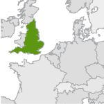 small map highlighting england