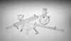 Seven clear glass scientific glass objects of different shapes and sizes